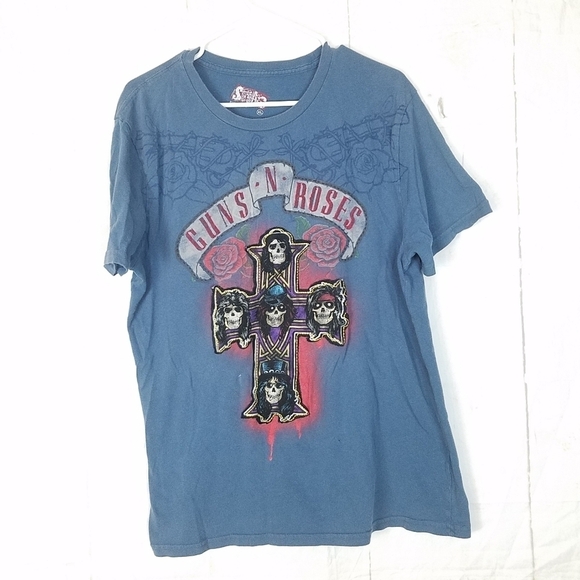 Swag guns and roses graphic t-shirt - Picture 1 of 7